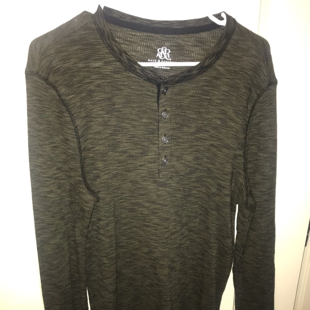 Rock & republic thermal sweater large.